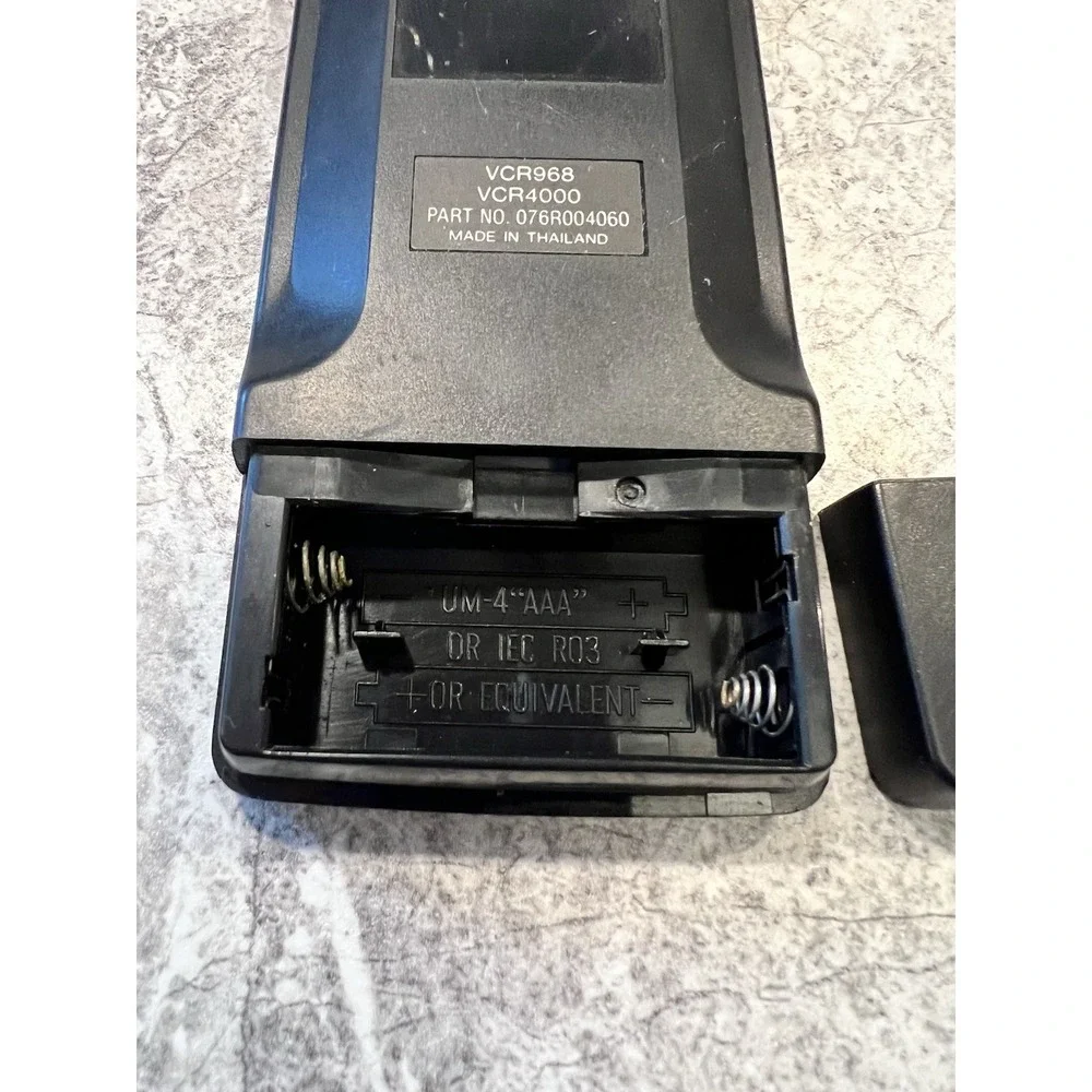 Emerson VCR968 VCR4000 OEM VCR Remote Control 076R004060 Genuine